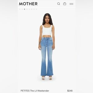 Lil Mother Lil weekender flare wide leg jeans mid rise size 29